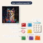 Chihuahua à Poil Long – contenu du kit