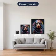 Poodle Royal, Proud Elegance Diamond Painting – available sizes