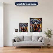 Rottweiler Guardiano Fedele Diamond Painting – misure disponibili