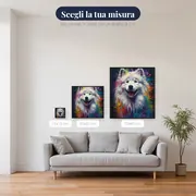 Samoyedo dal Dolce Sorriso - Diamond Painting – misure disponibili