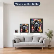 Schützender Mastiff Diamond Painting – verfügbare Größen