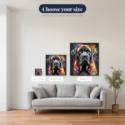 Protective Bullmastiff Diamond Painting – available sizes
