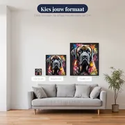 Beschermende Mastiff Diamond Painting – beschikbare formaten