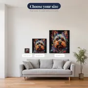 Resting Yorkshire Terrier Diamond Painting – available sizes