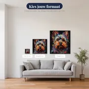 Yorkshire Terrier in Rust Diamond Painting – beschikbare formaten