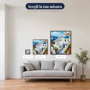 Santorini, Il Sentiero del Mulino Diamond Painting – misure disponibili