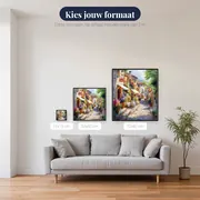 Italiaans Dorp, Het Koffiepauze – beschikbare formaten