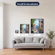 Villaggio Costiero, Discesa verso il Mare - Diamond Painting – misure disponibili