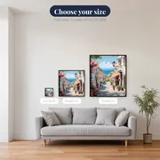 Riviera, Balcony Over the Gulf Diamond Painting – available sizes