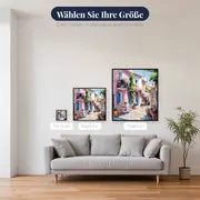 Rosa Haus, provenzalischer Charme Diamond Painting – verfügbare Größen