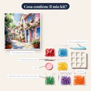 Casa Rosa, Persiane Azzurre – contenuto del kit
