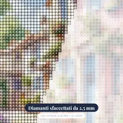 Casa Rosa, Persiane Azzurre – primo piano dei diamanti