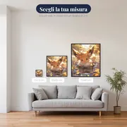 Diamond Painting Pokémon Eevee Pioggia di Foglie – misure disponibili