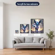 Diamond Painting Pokémon Glaceon Sentiero nel Bosco – misure disponibili