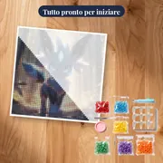 Diamond Painting Pokémon Glaceon Sentiero nel Bosco – kit pronto per iniziare