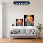 Pokémon Diamond Painting The Four Inseparable Friends – available sizes