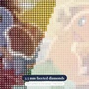 Pokémon Diamond Painting The Four Inseparable Friends – diamond close-up