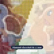 Diamond Painting Pokémon I Quattro Inseparabili – primo piano dei diamanti