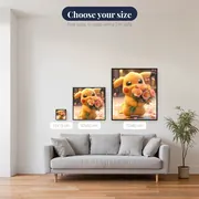 Pokémon Diamond Painting Pikachu Tender Bouquet – available sizes