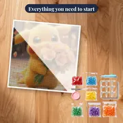 Pokémon Diamond Painting Pikachu Tender Bouquet – kit ready to start