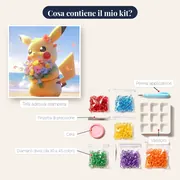 Diamond Painting Pokémon Pikachu Brezza Marina – contenuto del kit