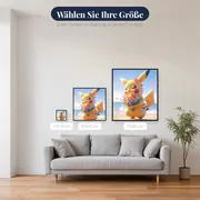 Diamond Painting Pokémon Pikachu Meeresbrise – verfügbare Größen