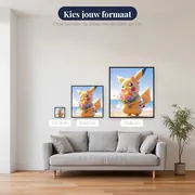 Diamond Painting Pokémon Pikachu Zeebries – beschikbare formaten