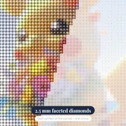 Pokémon Diamond Painting Pikachu Sea Breeze – diamond close-up