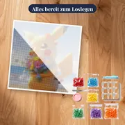 Diamond Painting Pokémon Pikachu Meeresbrise – Set bereit zum Loslegen