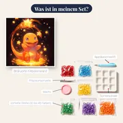 Diamond Painting Pokémon Glumanda Sternenglanz – Inhalt des Sets