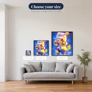Pokémon Diamond Painting Pikachu Galactic Dance – available sizes