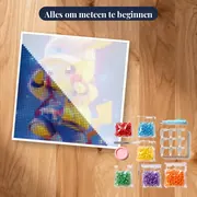 Diamond Painting Pokémon Pikachu Galactische Dans – pakket klaar om te beginnen