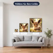 Diamond Painting Pokémon Evoli Waldzauber – verfügbare Größen