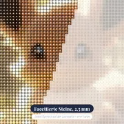 Diamond Painting Pokémon Evoli Waldzauber – Nahaufnahme der Steine