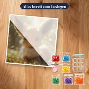 Diamond Painting Pokémon Evoli Waldzauber – Set bereit zum Loslegen