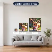 Diamond Painting Pokémon Evoli, Wächter des Pokéballs – verfügbare Größen