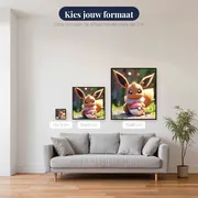 Diamond Painting Pokémon Eevee, Bewaker van de Pokébal – beschikbare formaten