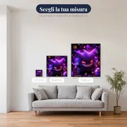 Diamond Painting Pokémon Gengar Sorriso Birichino – misure disponibili