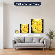 Diamond Painting Pokémon Pikachu Blitzschläge – verfügbare Größen