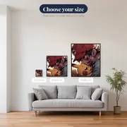 Pokémon Diamond Painting Ash and Pikachu, the Unbreakable Bond – available sizes
