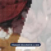 Diamond Painting Pokémon Ash e Pikachu, il Legame Indistruttibile – primo piano dei diamanti