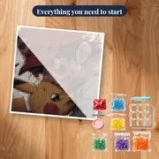 Pokémon Diamond Painting Ash and Pikachu, the Unbreakable Bond – kit ready to start
