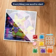Pokémon Diamond Painting Pikachu Pink Rain – kit ready to start