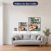 Saisonblumenstrauß in Vase Diamond Painting – verfügbare Größen
