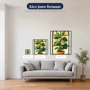 Kamerplant voor het raam Diamond Painting – beschikbare formaten