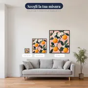Ramo di Fiori d'Arancio su Sfondo Rosa Diamond Painting – misure disponibili