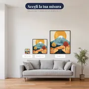 Strada per il Monte Fuji in autunno Diamond Painting – misure disponibili