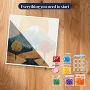 Autumn Road to Mount Fuji Diamond Painting – kit ready to start