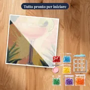 Cocktail di frutta tropicale e lime Diamond Painting – kit pronto per iniziare