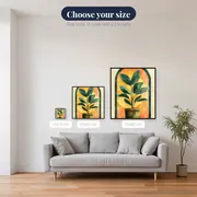 Textured Houseplant in an Arch Diamond Painting – available sizes
